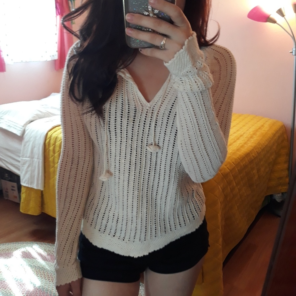 GAP// KNITTED CREAM SWEATER TOP